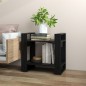 vidaXL Estantería/divisor de espacios madera pino negro 60x35x57 cm vidaXL Estantería/divisor de espacios madera pino negro 60x35x57 cm
