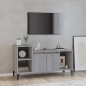 vidaXL Mueble de TV madera contrachapada gris Sonoma 100x35x55 cm vidaXL Mueble de TV madera contrachapada gris Sonoma 100x35x55 cm