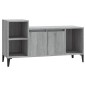 vidaXL Mueble de TV madera contrachapada gris Sonoma 100x35x55 cm vidaXL Mueble de TV madera contrachapada gris Sonoma 100x35x55 cm