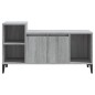 vidaXL Mueble de TV madera contrachapada gris Sonoma 100x35x55 cm vidaXL Mueble de TV madera contrachapada gris Sonoma 100x35x55 cm