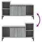 vidaXL Mueble de TV madera contrachapada gris Sonoma 100x35x55 cm vidaXL Mueble de TV madera contrachapada gris Sonoma 100x35x55 cm