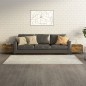 vidaXL Mesas de centro con patas metal 2 uds roble ahumado 50x50x40 cm vidaXL Mesas de centro con patas metal 2 uds roble ahumado 50x50x40 cm