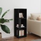 vidaXL Mueble de esquina madera contrachapada negro 33x33x100 cm vidaXL Mueble de esquina madera contrachapada negro 33x33x100 cm