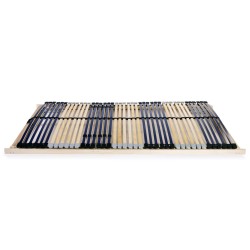 vidaXL Somier de láminas con 42 listones de 7 regiones 140x200 cm