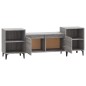 vidaXL Mueble para TV madera contrachapada gris Sonoma 160x35x55 cm vidaXL Mueble para TV madera contrachapada gris Sonoma 160x35x55 cm