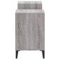 vidaXL Mueble para TV madera contrachapada gris Sonoma 160x35x55 cm vidaXL Mueble para TV madera contrachapada gris Sonoma 160x35x55 cm