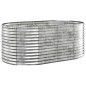 vidaXL Jardinera arriate acero recubrimiento polvo gris 175x100x68 cm vidaXL Jardinera arriate acero recubrimiento polvo gris 175x100x68 cm