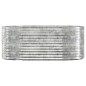 vidaXL Jardinera arriate acero recubrimiento polvo gris 175x100x68 cm vidaXL Jardinera arriate acero recubrimiento polvo gris 175x100x68 cm