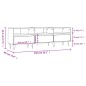 vidaXL Mueble de TV madera contrachapada negro 150x30x44,5 cm vidaXL Mueble de TV madera contrachapada negro 150x30x44,5 cm
