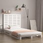 vidaXL Cabecero cama de pared madera maciza pino blanco 96x3x91,5 cm vidaXL Cabecero cama de pared madera maciza pino blanco 96x3x91,5 cm
