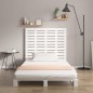 vidaXL Cabecero cama de pared madera maciza pino blanco 96x3x91,5 cm vidaXL Cabecero cama de pared madera maciza pino blanco 96x3x91,5 cm