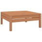 vidaXL Reposapiés de jardín madera maciza de pino marrón miel vidaXL Reposapiés de jardín madera maciza de pino marrón miel