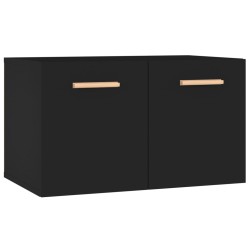 vidaXL Armario de pared madera contrachapada negro 60x36,5x35 cm