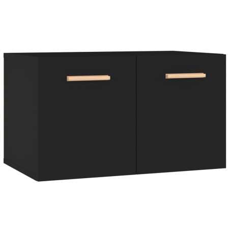 vidaXL Armario de pared madera contrachapada negro 60x36,5x35 cm