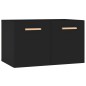 vidaXL Armario de pared madera contrachapada negro 60x36,5x35 cm vidaXL Armario de pared madera contrachapada negro 60x36,5x35 cm