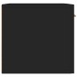 vidaXL Armario de pared madera contrachapada negro 60x36,5x35 cm vidaXL Armario de pared madera contrachapada negro 60x36,5x35 cm