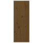 vidaXL Armario de pared madera maciza de pino marrón miel 30x30x80 cm vidaXL Armario de pared madera maciza de pino marrón miel 30x30x80 cm