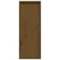 vidaXL Armario de pared madera maciza de pino marrón miel 30x30x80 cm vidaXL Armario de pared madera maciza de pino marrón miel 30x30x80 cm