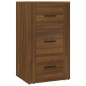 vidaXL Aparador de madera contrachapada marrón roble 40x33x70 cm vidaXL Aparador de madera contrachapada marrón roble 40x33x70 cm