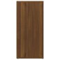 vidaXL Aparador de madera contrachapada marrón roble 40x33x70 cm vidaXL Aparador de madera contrachapada marrón roble 40x33x70 cm