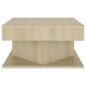 vidaXL Mesa de centro madera contrachapada roble Sonoma 57x57x30 cm vidaXL Mesa de centro madera contrachapada roble Sonoma 57x57x30 cm