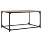 vidaXL Mesa de centro madera y hierro roble Sonoma 80x50x40 cm vidaXL Mesa de centro madera y hierro roble Sonoma 80x50x40 cm