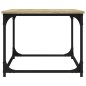 vidaXL Mesa de centro madera y hierro roble Sonoma 80x50x40 cm vidaXL Mesa de centro madera y hierro roble Sonoma 80x50x40 cm