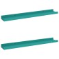vidaXL Estantes de pared 2 unidades azul 60x9x3 cm vidaXL Estantes de pared 2 unidades azul 60x9x3 cm
