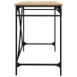 vidaXL Escritorio hierro madera contrachapada roble Sonoma 100x50x75cm vidaXL Escritorio hierro madera contrachapada roble Sonoma 100x50x75cm