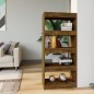 vidaXL Estantería madera contrachapada roble ahumado 60x30x135 cm vidaXL Estantería madera contrachapada roble ahumado 60x30x135 cm