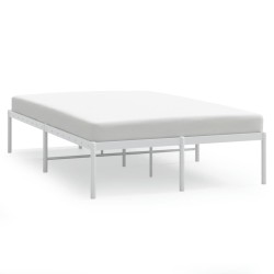 vidaXL Estructura de cama de metal blanca 120x200 cm
