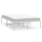 vidaXL Estructura de cama de metal blanca 120x200 cm vidaXL Estructura de cama de metal blanca 120x200 cm