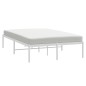 vidaXL Estructura de cama de metal blanca 120x200 cm vidaXL Estructura de cama de metal blanca 120x200 cm