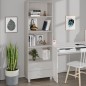 vidaXL Aparador HAMAR madera maciza de pino blanca 60x35x180 cm vidaXL Aparador HAMAR madera maciza de pino blanca 60x35x180 cm