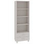vidaXL Aparador HAMAR madera maciza de pino blanca 60x35x180 cm vidaXL Aparador HAMAR madera maciza de pino blanca 60x35x180 cm