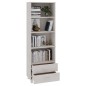 vidaXL Aparador HAMAR madera maciza de pino blanca 60x35x180 cm vidaXL Aparador HAMAR madera maciza de pino blanca 60x35x180 cm