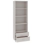 vidaXL Aparador HAMAR madera maciza de pino blanca 60x35x180 cm vidaXL Aparador HAMAR madera maciza de pino blanca 60x35x180 cm