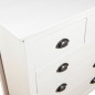 vidaXL Mesita de noche Hill madera maciza de pino blanco 79x40x80 cm vidaXL Mesita de noche Hill madera maciza de pino blanco 79x40x80 cm