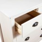 vidaXL Mesita de noche Hill madera maciza de pino blanco 79x40x80 cm vidaXL Mesita de noche Hill madera maciza de pino blanco 79x40x80 cm