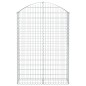 vidaXL Cesta gaviones forma arco hierro galvanizado 100x30x140/160 cm vidaXL Cesta gaviones forma arco hierro galvanizado 100x30x140/160 cm