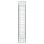 vidaXL Cesta gaviones forma arco hierro galvanizado 100x30x140/160 cm vidaXL Cesta gaviones forma arco hierro galvanizado 100x30x140/160 cm