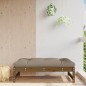 vidaXL Taburete de jardín madera maciza de pino marrón miel 120x80 cm vidaXL Taburete de jardín madera maciza de pino marrón miel 120x80 cm