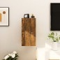 vidaXL Muebles para TV de pared 2 uds roble ahumado 30,5x30x30 cm vidaXL Muebles para TV de pared 2 uds roble ahumado 30,5x30x30 cm