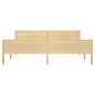 vidaXL Estructura de cama madera maciza de pino 200x200 cm