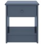 vidaXL Mesita de noche madera maciza de mango gris claro 35x30x40 cm vidaXL Mesita de noche madera maciza de mango gris claro 35x30x40 cm