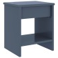 vidaXL Mesita de noche madera maciza de mango gris claro 35x30x40 cm vidaXL Mesita de noche madera maciza de mango gris claro 35x30x40 cm