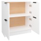 vidaXL Aparador de madera contrachapada blanco 60x30x70 cm vidaXL Aparador de madera contrachapada blanco 60x30x70 cm