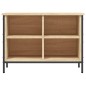 vidaXL Zapatero madera de ingeniería roble Sonoma 69x35x50 cm
