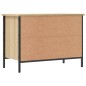 vidaXL Zapatero madera de ingeniería roble Sonoma 69x35x50 cm