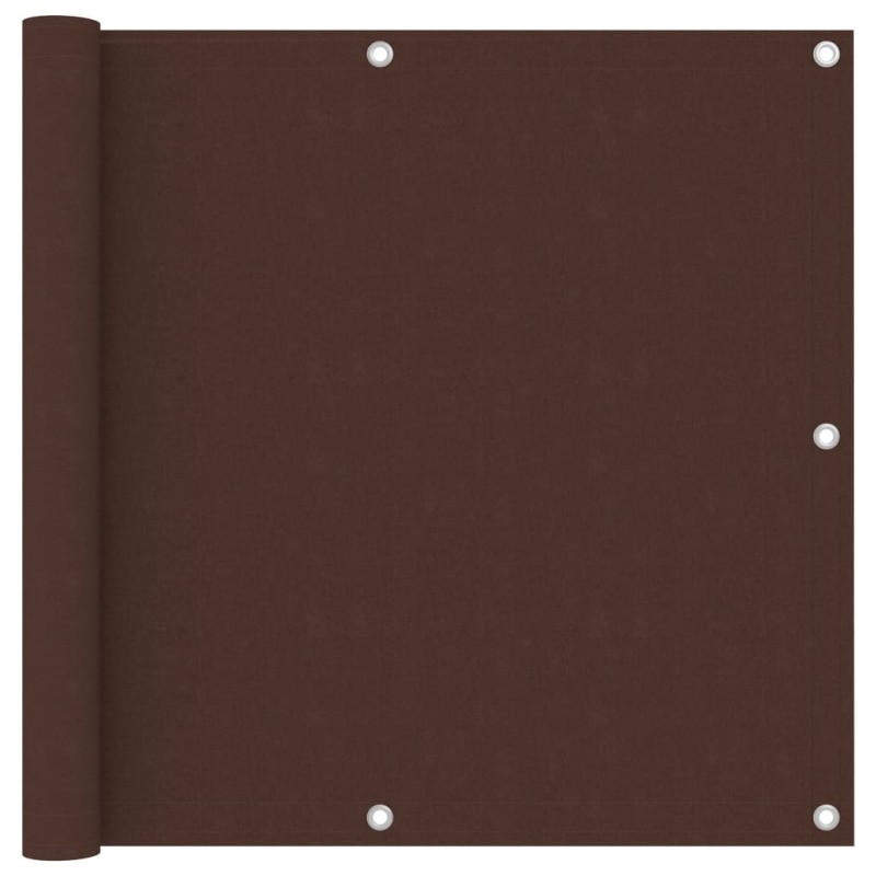vidaXL Toldo para balcón tela oxford marrón 90x400 cm vidaXL Toldo para balcón tela oxford marrón 90x400 cm